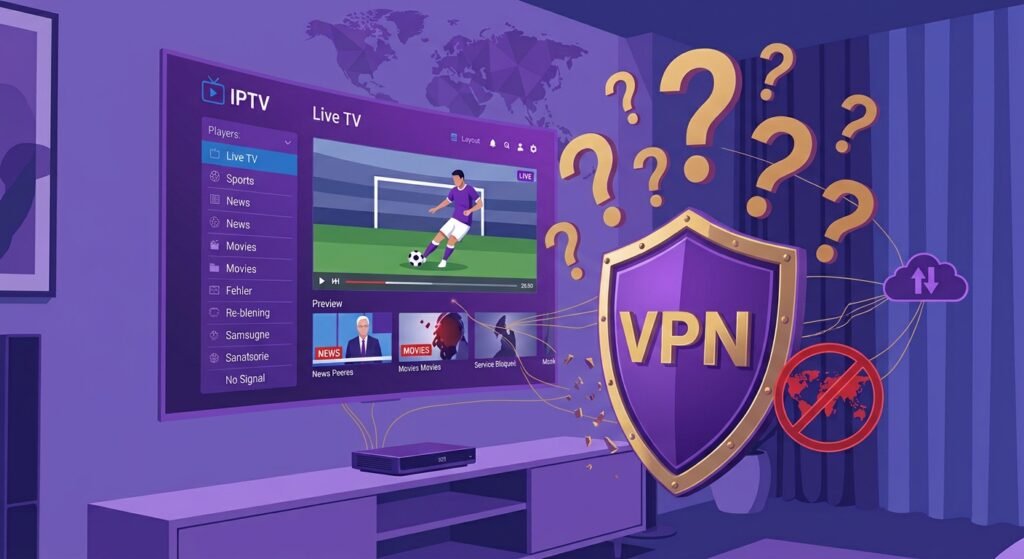 VPN pour IPTV guide complet sur Smart TV et boîtier Android