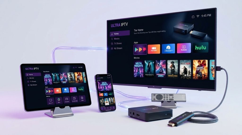 Abonnement IPTV compatible sur Smart TV, boîtier Android et smartphone